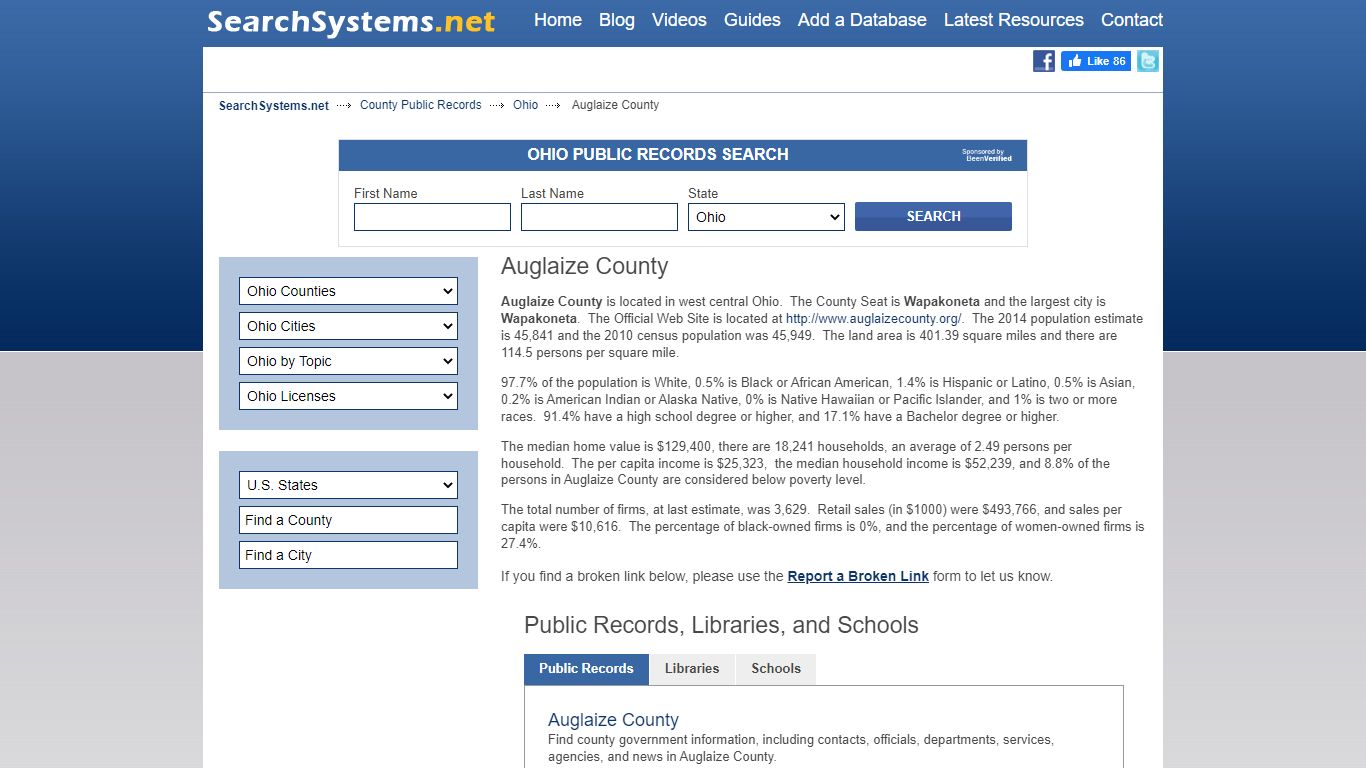 Auglaize County Criminal and Public Records